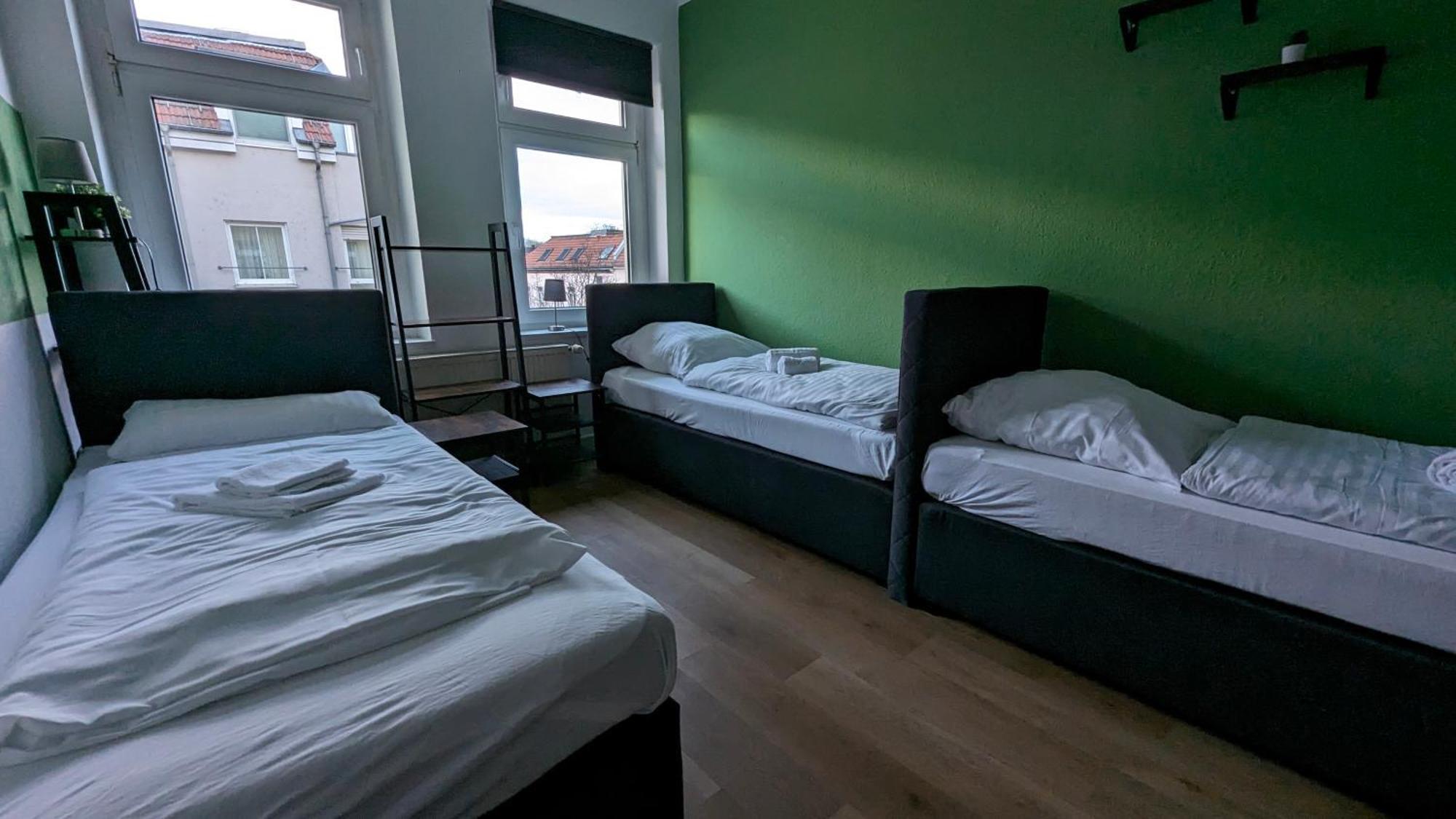 Sali-Homes Boarding Haus Monteur-Wohnungen Balkon Vollkueche Autobahnaehe Markranstädt Exterior foto